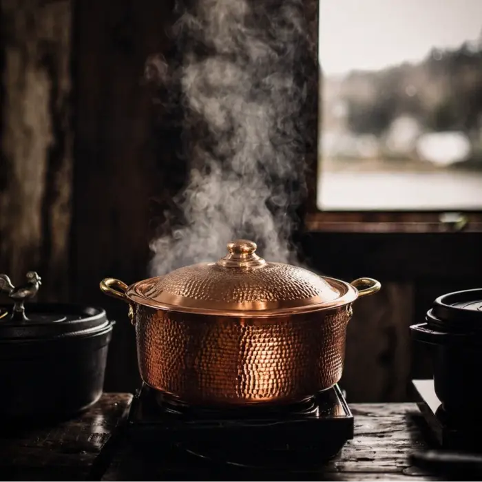 Kanz Artisan Moroccan Copper Cooking Pot