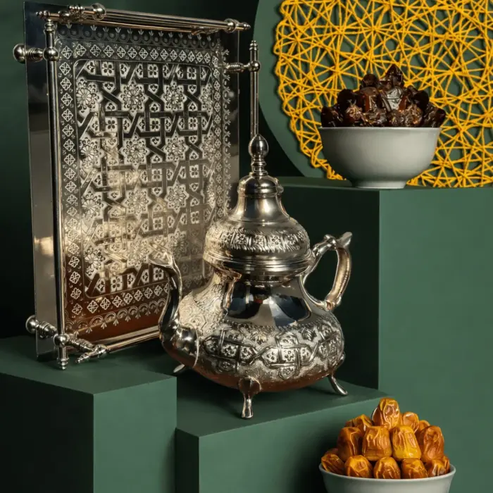 Al Faras Moroccan Copper Tea Ceremony Set