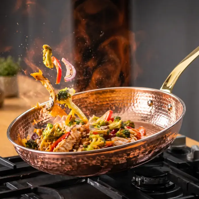 Fassia Heritage Handcrafted Moroccan Copper Cooking Pot
