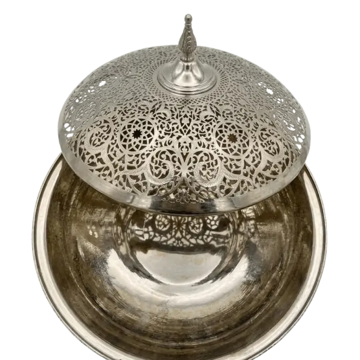 Royal Medina Hand-Engraved Moroccan Copper Serving Tray